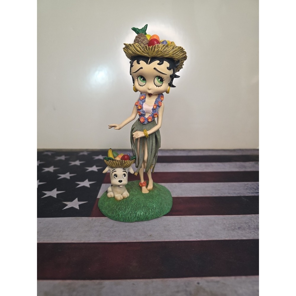 Betty Boop Hawaiian Holiday Vintage Figurine Danbury Mint Limited Edition